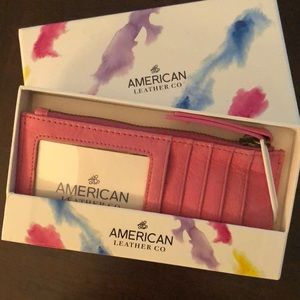 NWT a credit card zipper wallet